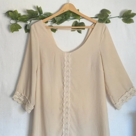 Vintage 90's Boho Retro Throwback Fairycore Cottagecore Grunge Roxberi Dress M - Picture 2 of 13